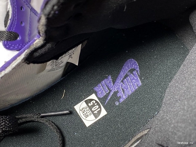 Air 1 Court White High Jordan Purple Retro 555088-500 0201